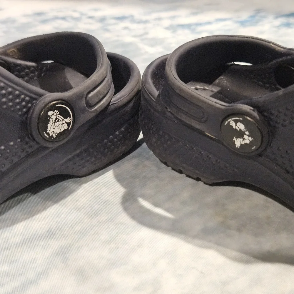 Crocs Classic Clog Navy‎ Blue Toddler Size C8 Kids Shoes
